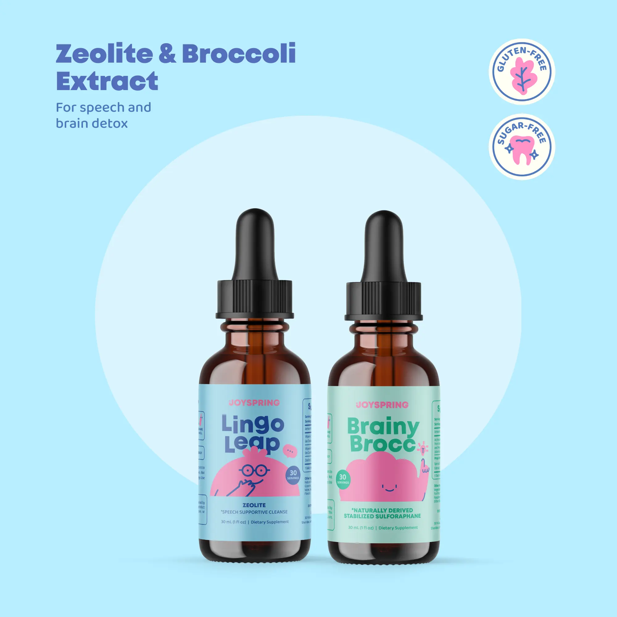 JoySpring Brain & Focus Support Bundle | LingoLeap + Brainy Brocc JoySpring Brain & Focus Support Bundle | LingoLeap + Brainy Brocc