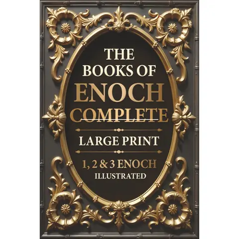 Enochic 1,2 & 3 Enoch Religious Texts Trade Paperback Book - 16pt Easy Read, Authentic Illustrations, Commentary for Each Illustration, Insightful Introductions, Accessible Format for All Age Groups (Single Copy)
