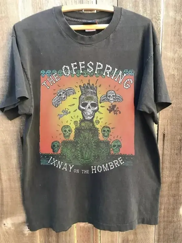 [SALE UP TO 50%] 1997 The Offspring Ixnay on The Hombre Charcoal Unisex T-shirt Reprint