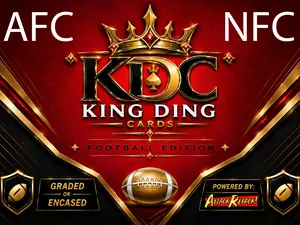 King Dings Football Edition AFC vs. NFC Break Sports Trading Cards Collectible Sports Cards