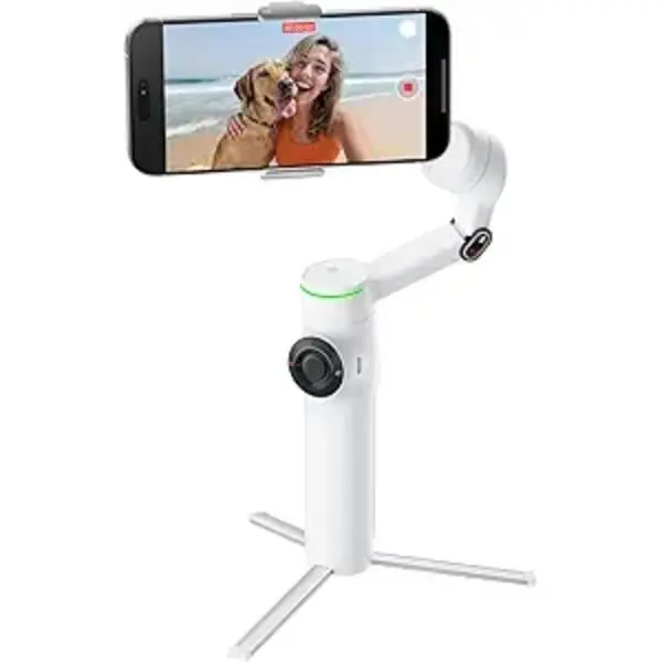 Insta360 CINSABQB-FLOW201 AC Flow 2 Pro AI-Powered Smartphone Stabilizer - White