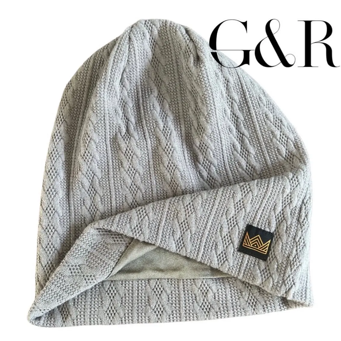 Gracie And Roo EMF Blocking Beanie, 100% silver lined beanie with benefits to shield RF, Wi-Fi, 5G radiation electromagnetic frequencies. Travel Tech & Gaming Wear.
