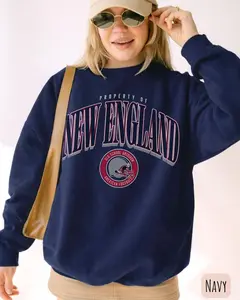 Vintage New England Football Sweatshirt, Retro New England Football Shirt, Vintage Crewneck, Mens Womens Apparel
