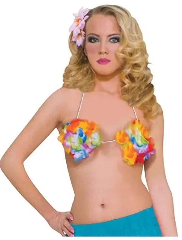 Flower Bra - Luau - Tropical - Costume Accessory - Women - One Size