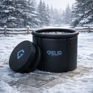 Ice Bath Tub XL Portable Cold Water Plunge Recovery Therapy 112 Gallon Extra-large Five-layer Insulation Waterproof Construction