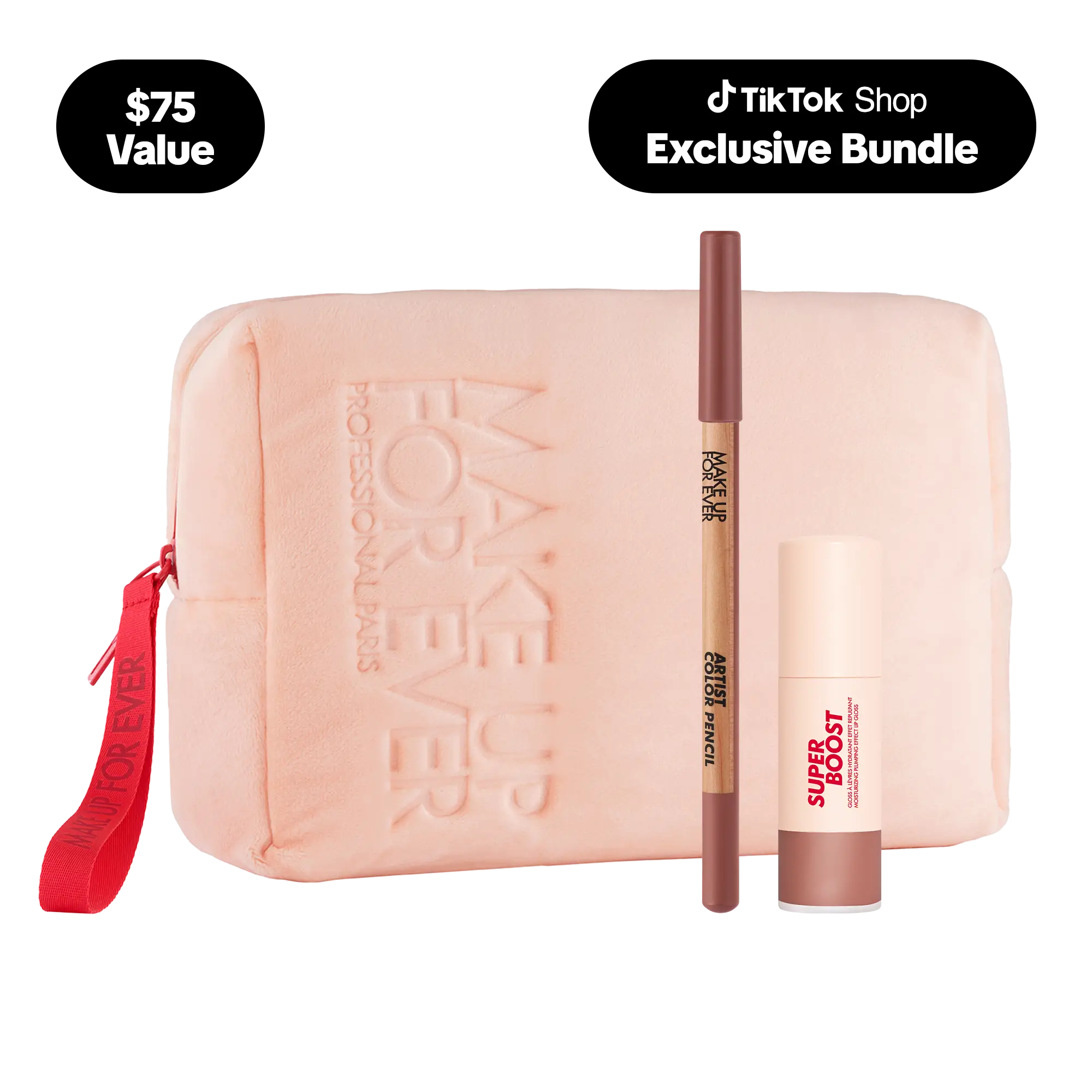 Super Boost Lip Combo Value Set - Only on TikTok Shop - Artist Color Pencil Lip Liner and Super Boost Moisturizing Lip Gloss