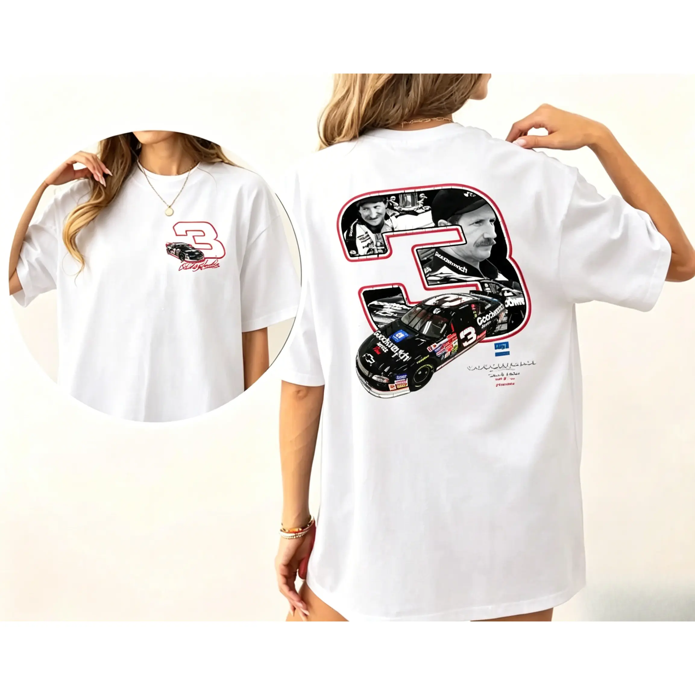Dale Earnhardt 03 Plus 90s Graphic T Shirt NASCAR Retro Unisex Soft Cotton Crew Neck All Sizes For Men Women Racing Fan Casual Street Daily Wear short sleeve  vintage logo  casual sportswear  high-quality cotton casual top fishing shirt humorous shirt