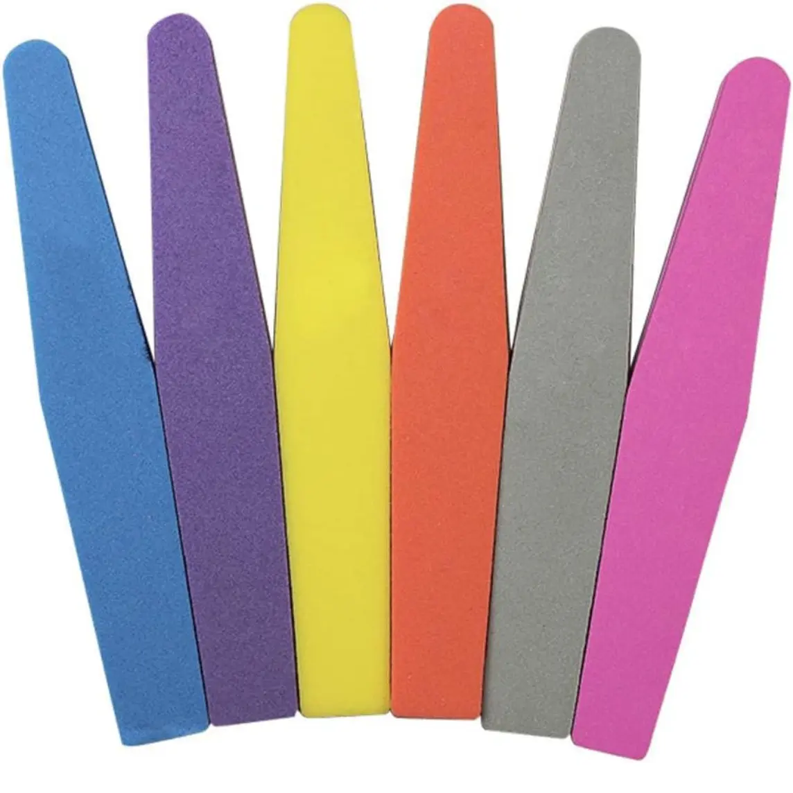 Double Sided Nail File Waterproof 100/180 Grit Nail Art Tips Buffer Soft Sponge Nail Files for Acrylic Nails 100/180 Washable