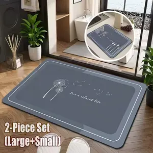 Diatom Mud Mat, Absorbent And Quick Drying, Safe And Non Slip, Home Mat, Mat for Bathrooms, Kitchens, Living Rooms, And The Whole House, Floor Mat, Table Mat, Mouse Pads, Draining Mat, Stylish Design, Gift, Home Decor, Protect Floor