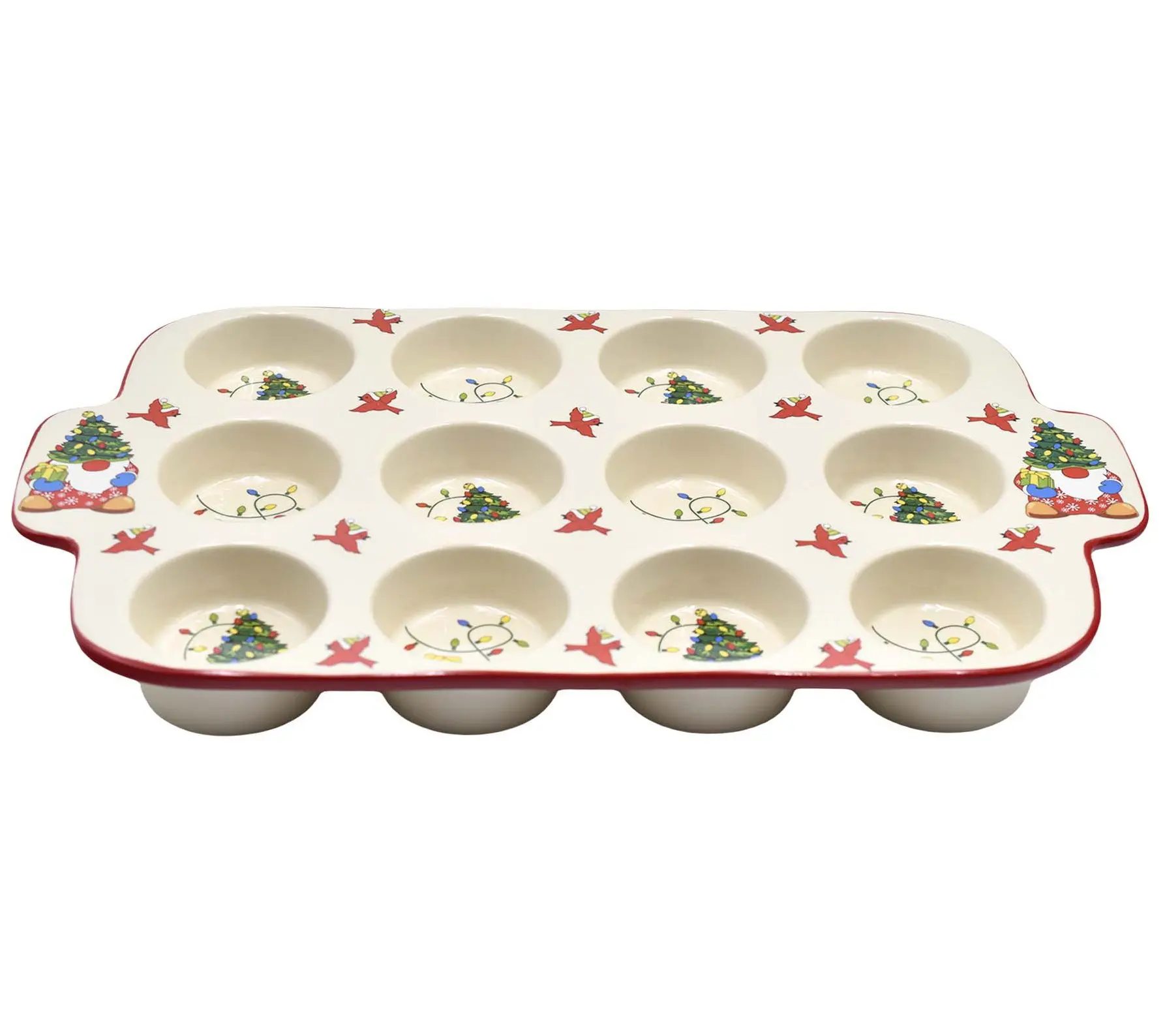 Temp-tations Seasonal 12-Cup Muffin Pan with Figural Handles