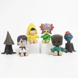 Little Nightmares 3 Q Version Figure Six Nome Sitting Desktop Ornament