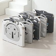 Baby Playpen - Foldable Toddler Play Area with Safety Gates, Portable Design for Indoor & Outdoor Use, Includes 14 Panels for Kids Activity Centre