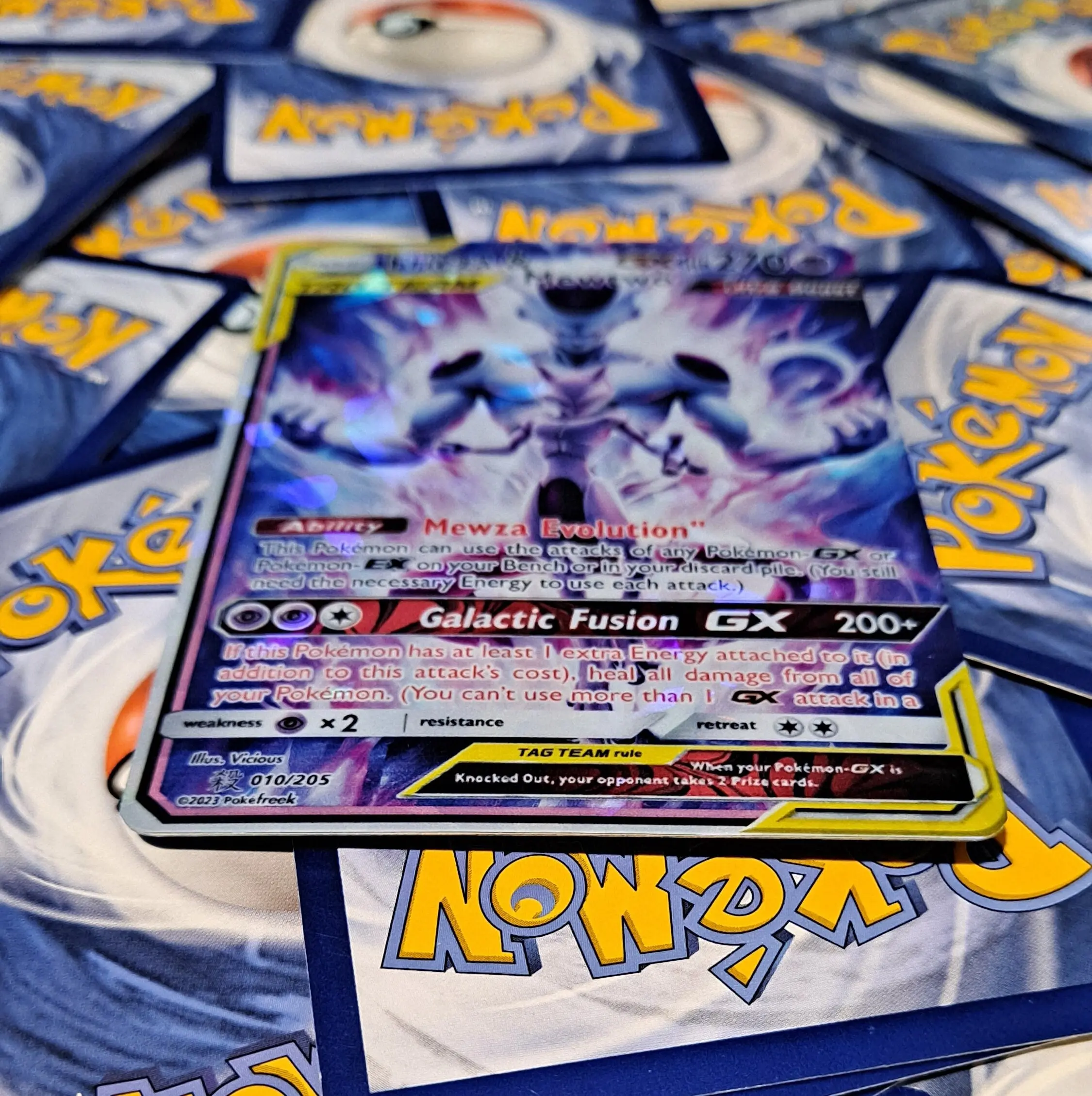 mewtwo tag team pokemon card Mewtwo and Frieza Tag Team Pokemon Card – ViciousProxies