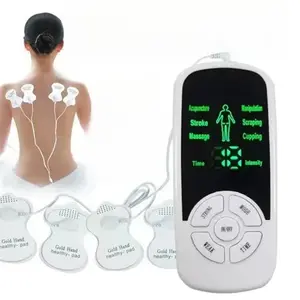 TENS Unit Muscle Massager Portable Electric Pulse Pain Relief Machine| 6 Massage Modes Adjustable Intensity & Timer Long Lasting Rechargeable EMS Massager for Back Neck Shoulder Leg Soreness Recovery