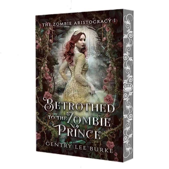 Special Edition Betrothed to the Zombie Prince Novel with Painted Edges and Decorative Page Margins, Swag Pack book to pretty bookcover paranormal rom