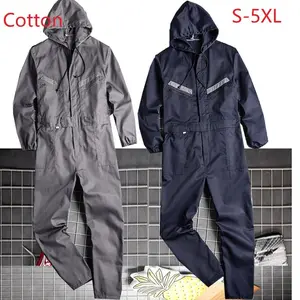 100% cotton Work Coverall For Men Miner Painter Welding Suit Safety Work Uniform Mechanics Electric Repairman Sailor Overall 5xl