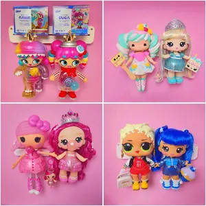 Display My Way: 3 Customizable ABS Plastic Display Shelves No Shelves Unit with 15 Doll Hooks & Accessories for Collectibles