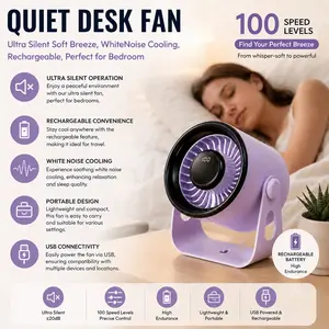 SleepFlow Quiet Desk Fan – Ultra Silent Soft Breeze, White Noise Cooling, Rechargeable, Perfect for Bedroom, Office & Travel refrigerated fan work fan oscillation fan  modern fan summer fan wearable fan car fan portable fan usb fan