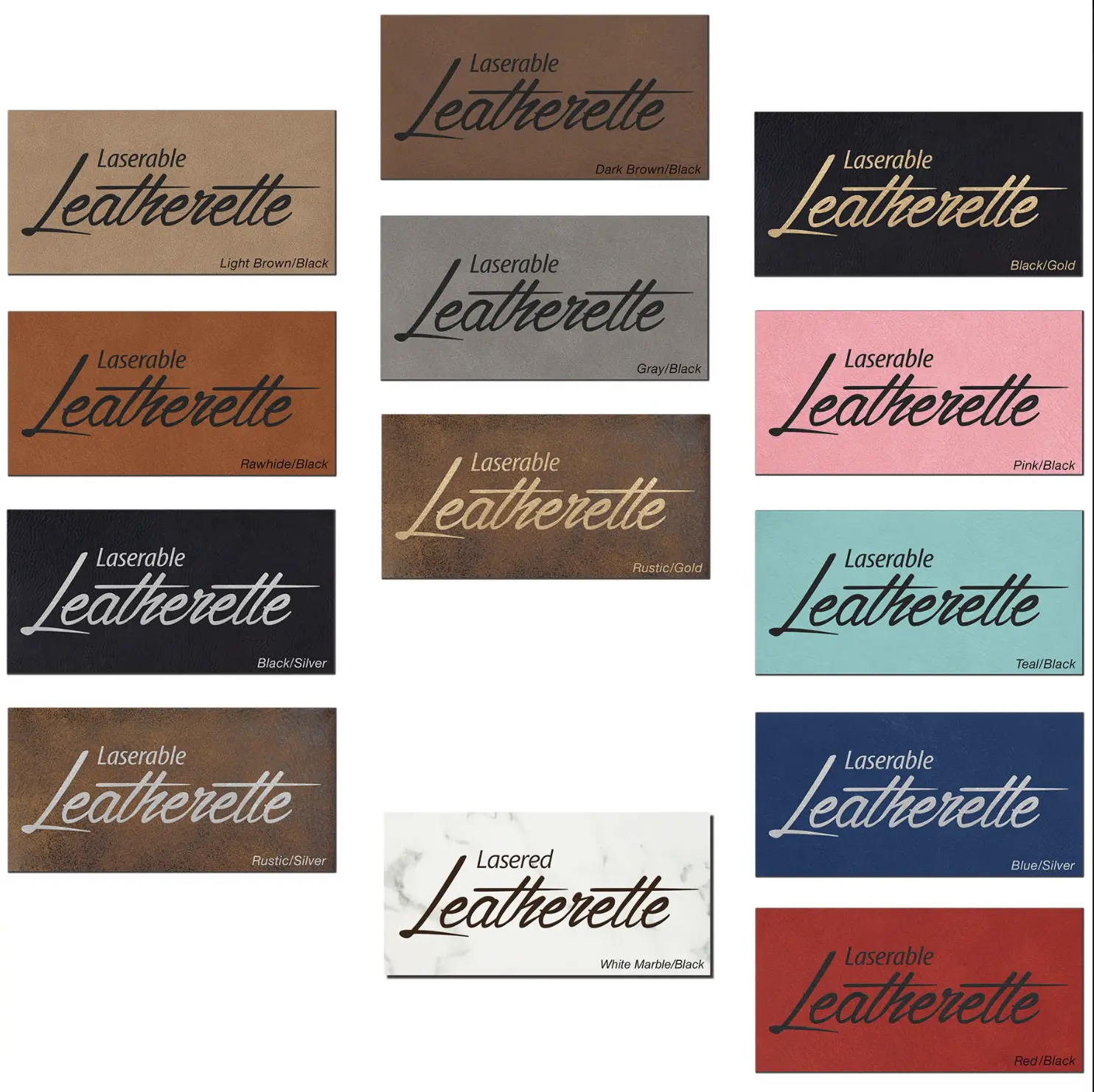 Faux leather labels with custom logo Faux leather labels with custom logo