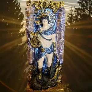 Apollo Greek God Deity Statue Hand Painted