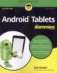 USED-Android Tablets for Dummies by Gookin, Dan (Paperback)