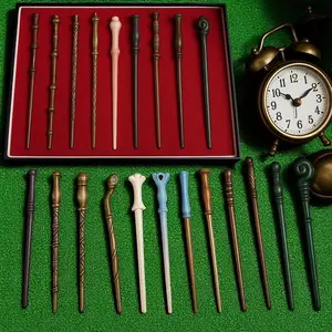 Magical Gift Set of 11  Wands with Metal Detailing and Gift Box Included Menswear Clothing