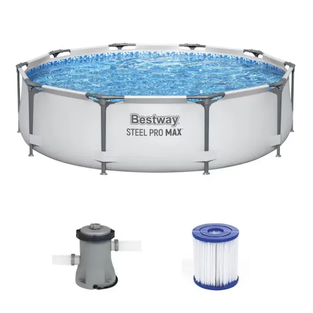 Bestway Steel Frame 10ft Outdoor Pool Set