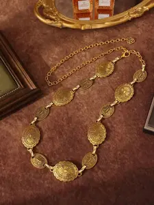 Boho Fashionable Bohemian Style Geometric & Flower Design Pendants Vintage Trendy Waist Chain, Chic Lightweight Fairy &Cowboy Cosplay Accessory for Funny Party Daily Decor, Maximalist Adjustable Jewelry，Halloween Limited Edition, Vintage Body Jewelry