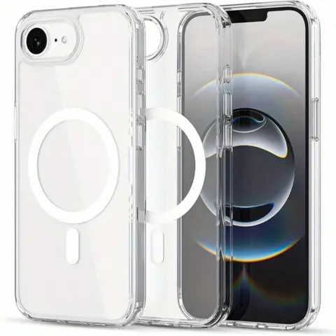 Magnetic Protective Smartphone Case, Handheld Devices Accessory Compatible with iPhone 11-18 Series (17E,17 Air,18 Pro Max & More) & Samsung Galaxy S21-S26 Series, Shockproof Drop Protection, Wireless Charging Support