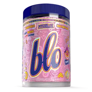MyoBlox BLO- MUSCLE PUMP FORMULA, Nitric Oxide Booster, Muscle Pump Fullness, Non Stimulant Formula -20 Servings(40 Scoops ) Per Container pre workout