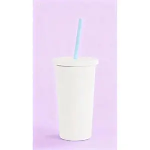 Slim Double Wall Acrylic Tumbler with Lid and Straw, 20 oz Reusable Cup for Bride to Be, White Insulated Tumbler, Miss to Mrs. Wedding Gift, Dishwasher Safe