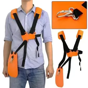 Lawn mower grass trimmer Premium accessory kit with double shoulder strap and side-mounted tool strap for easy yard maintenance at home