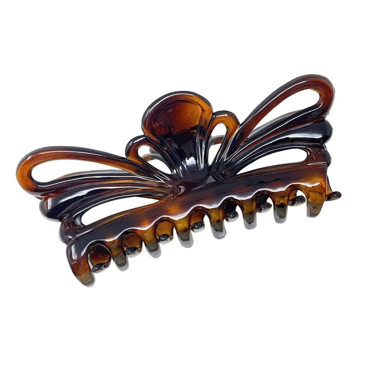 Parcelona French Tropical Butterfly Shell Extra Large Cellulose Hair Claw Clip