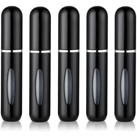 5 PCS Cologne Travel Bottle Perfume Travel Refillable, Perfume Atomizer, Mini Spray Bottle and Small Cologne Sprayer for Daily Use Reusable Beauty Tool