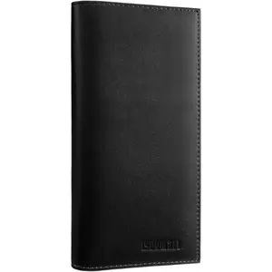 Leather Checkbook Cover for Personal Checkbook, Checkbook Cover For Women & Men, RFID Blocking Checkbook Holder Wallet for Duplicate Checks