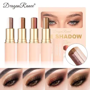 4-Piece Tri-Color Eyeshadow Sticks, Matte & Shimmer, Waterproof, Multi-Use, Perfect for Any Occasion, Ideal Gift for Women, Eyeshadow Stick Set