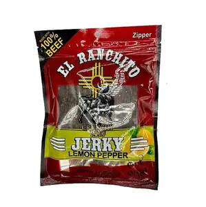 LEMON PEPPER El Ranchito Jerky Crunchy Beef Net Wt. 2 OZ