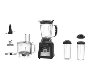MegaChef 8 Cup Knob Blender with 5 Cup Food Processor MegaChef 8 Cup Knob Blender with 5 Cup Food Processor