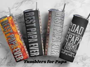 Papa Tumblers - First Responder- 20oz Tumbler - (Bluetooth Speaker option available)