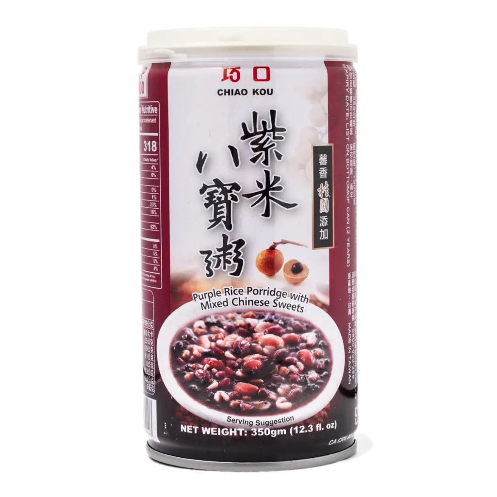 Chiao Kou Purple Rice Porridge with Mixed Chinese Sweets 350 g