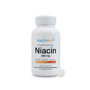 Niacinex Extended Release Niacin With Minimal To No Skin Flush, Cholesterol And Cardiovascular Health Gluten Free Dairy Free Adult