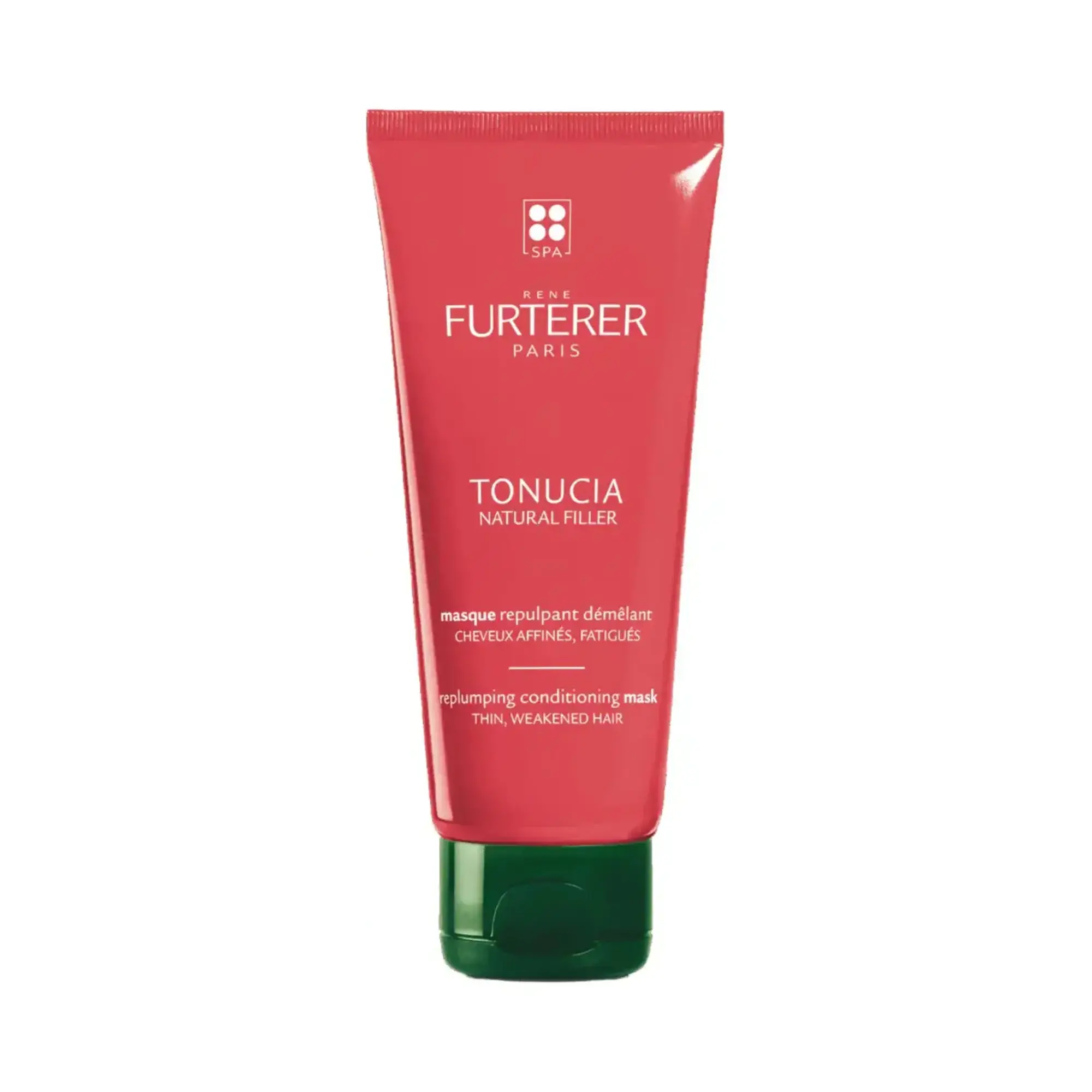Rene Furterer Tonucia Replumping Conditioning Mask, Aqua-Gel Haircare Moisturizer with Hyaluronic Acid to Restore Density for Thin Hair