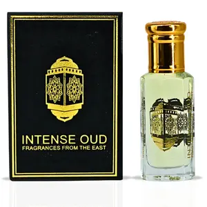 Majnoon Perfume Oil 12ML (0.40 OZ) With Black Gift Box By Intense Oud | Sweet Pineapple, Creamy Vanilla With Woody Musky Base.