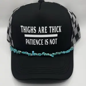 “Thighs Are Thick, Patience Is Not” Trucker Hat