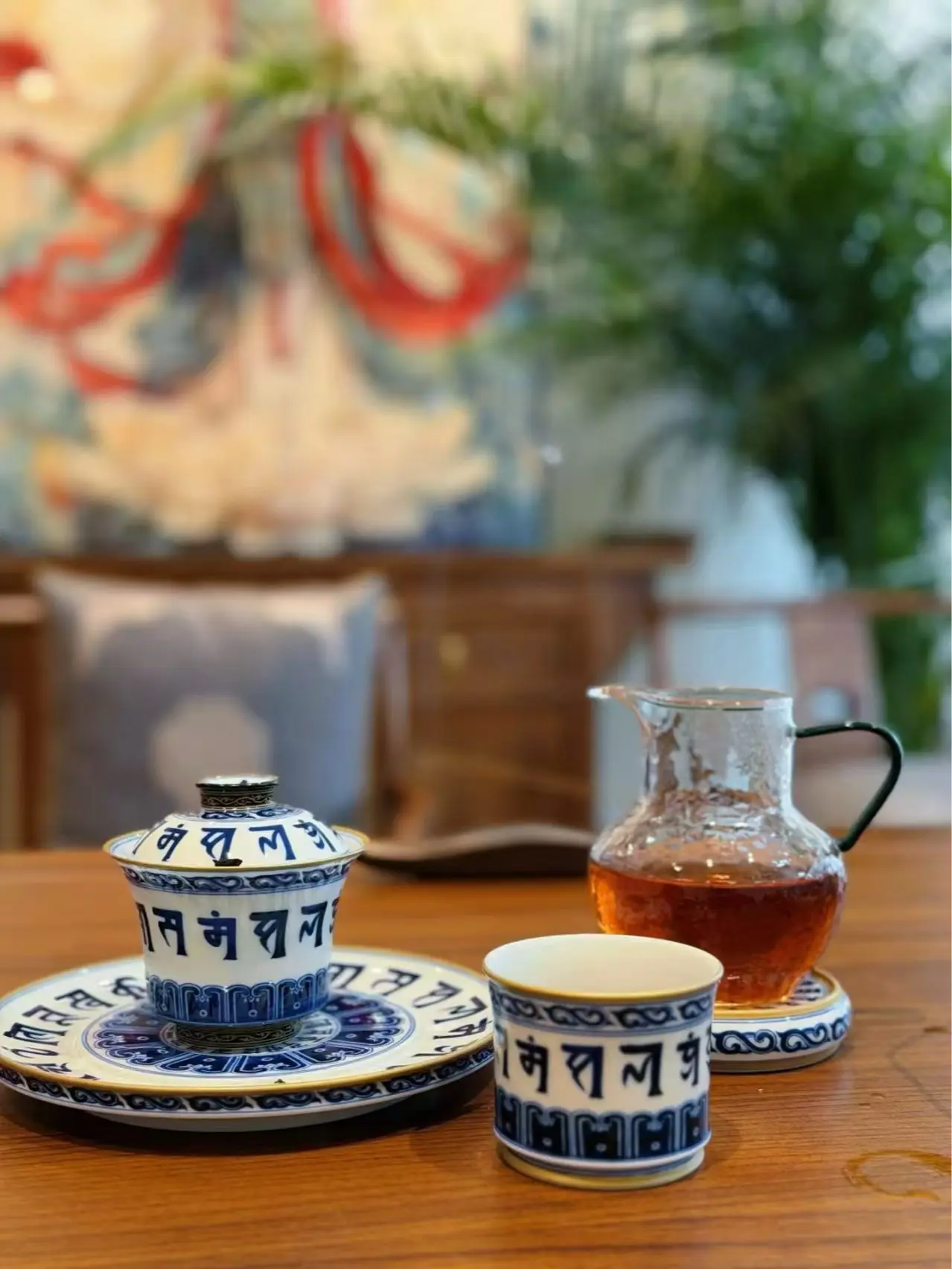 Jingdezhen porcelain tea set