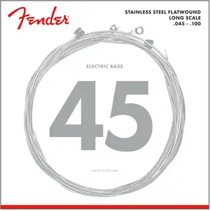 Fender Stainless 9050's Flatwound Bass Strings