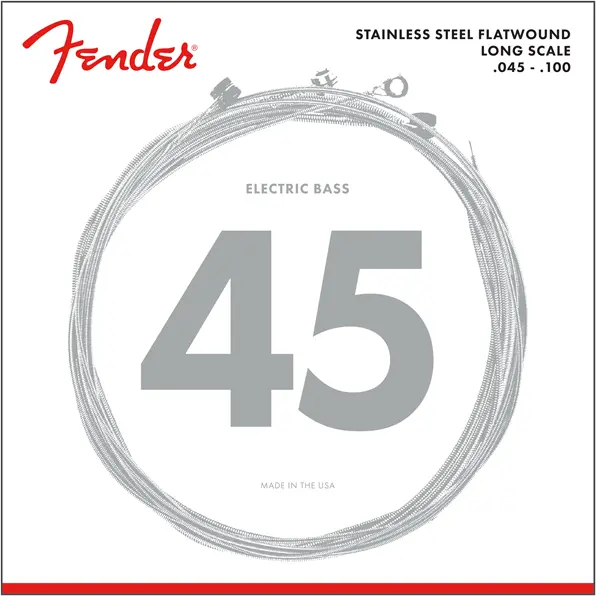 Fender Stainless 9050's Flatwound Bass Strings
