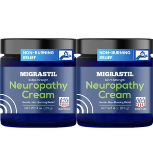 【BUY 1 GET 1 FREE】Migrastil Neuropathy Cream - Soothing Cream for Feet, Legs, Hands, Etc. Aloe Shea Butter Gentle Clove Moisturizing Body Care Daily
