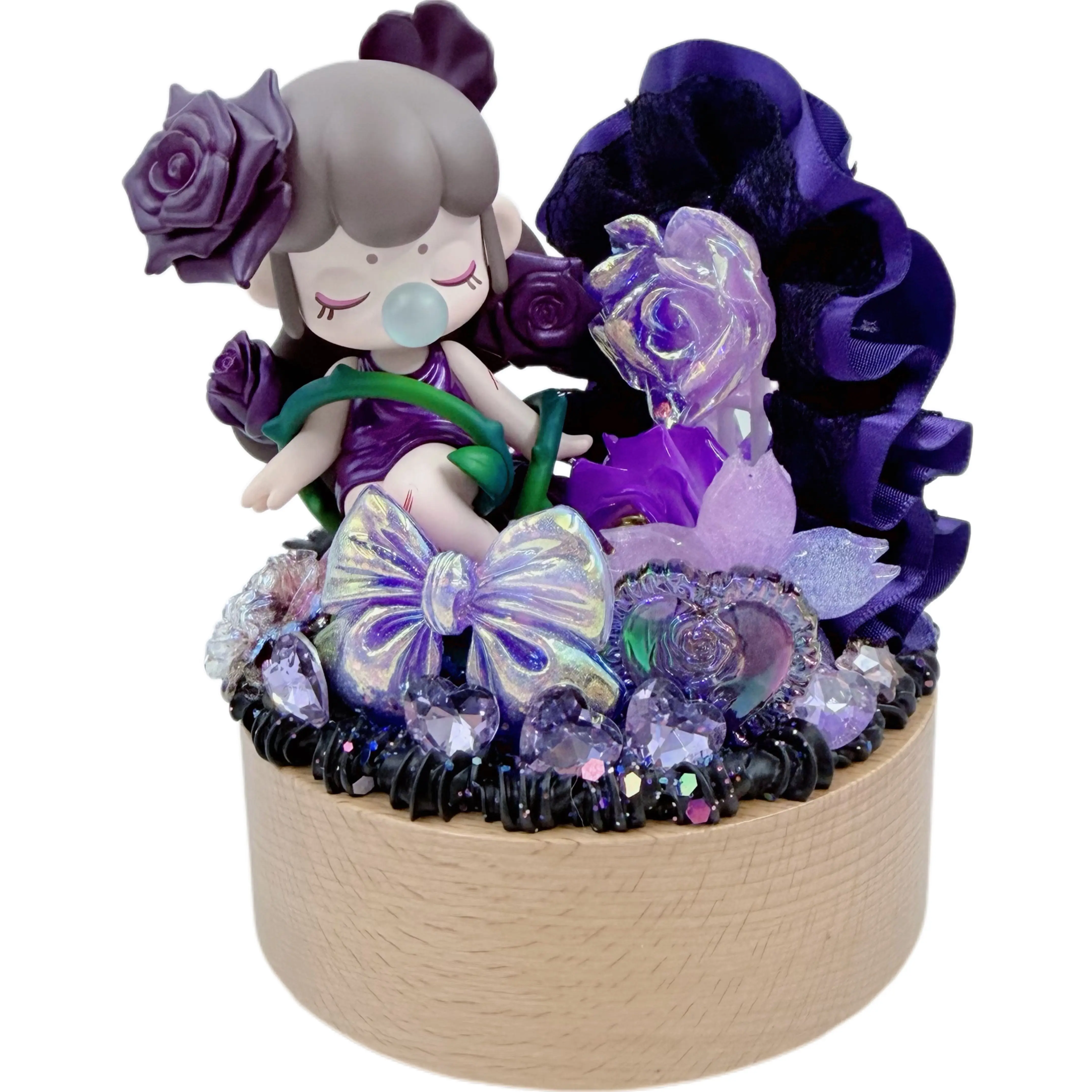 Handmade music box with with Cream Glue, Doll DIY -Kosbling Handmade Blind Bag