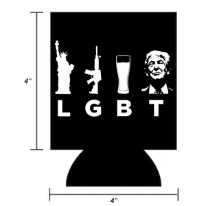 Trump LGBT Koozie Drinkware